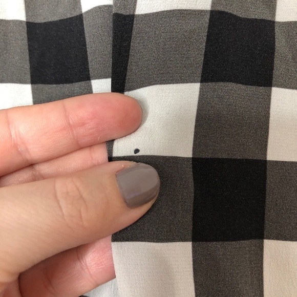 Marissa Webb Gingham Plaid Wrap Dress Xsmall - Picture 10 of 11